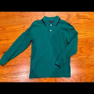 Brooks Brothers boys long sleeve polo